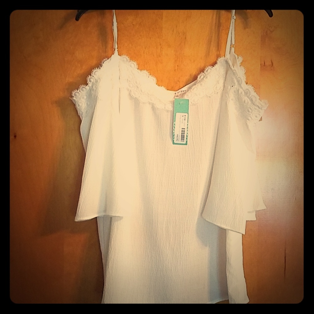 NWT Cold Shoulder Blouse
